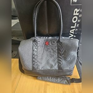 KING KONG Apparel Laptop Bag Shoulder  Crossbody Messenger Work Tote GRAY